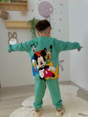 MICKEY YEŞİL 2 İPLİK TAKIM